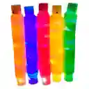 Set X12 Tubos Pitillos Pop Luces Fidget Sensorial Armable Jug