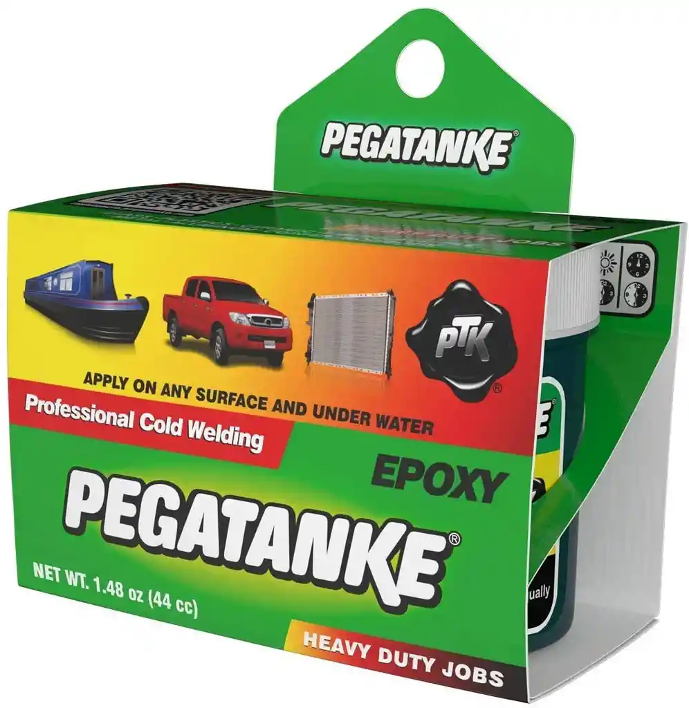 Pegamento Soldadura Epoxica En Frio Pegatanke Alta Resistencia Pegatanke Epoxi Negro 44cc