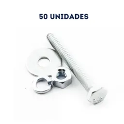 Paquete X 50 Unidades Tornillo Hexagonal 5/16 X 2