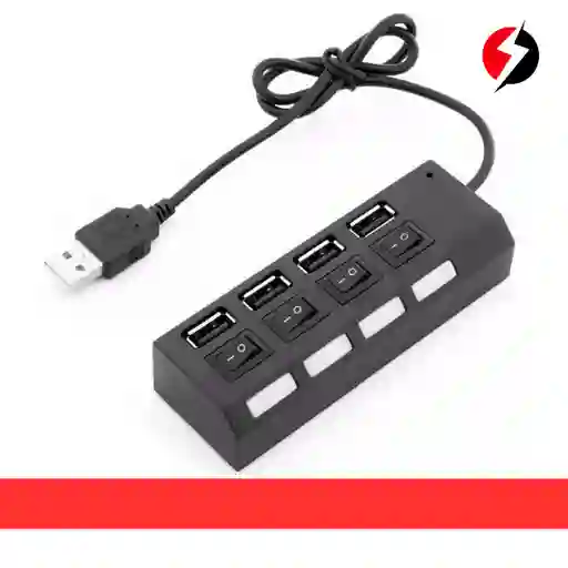 Hub Usb 1x4 Con Switch 2.0