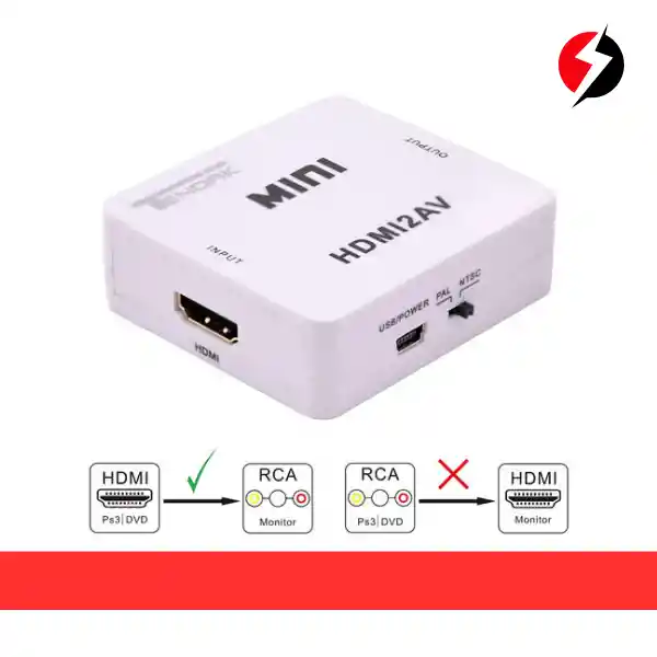Convertidor Hdmi A Rca
