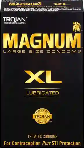 Preservativos Magnum Xl Lubricados X12