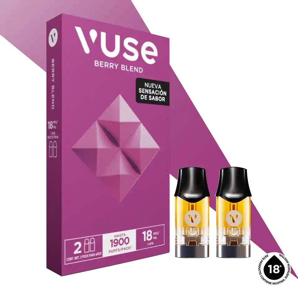 Vuse Berry Blend Capsulas. 2 Pods