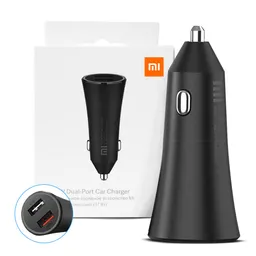 Cargador Carro Xiaomi Original Dual 37w Negro