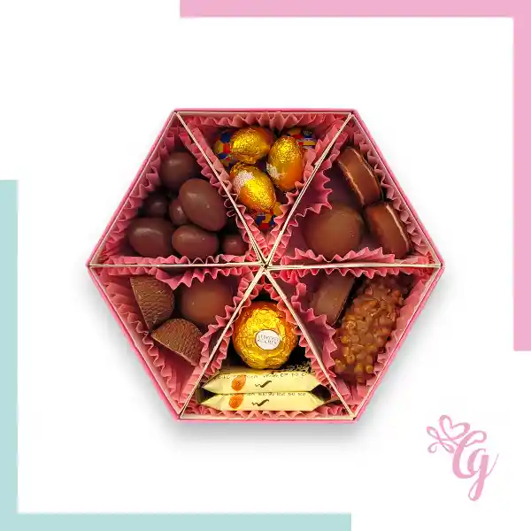 Caja Regalo Corazón De Chocolates