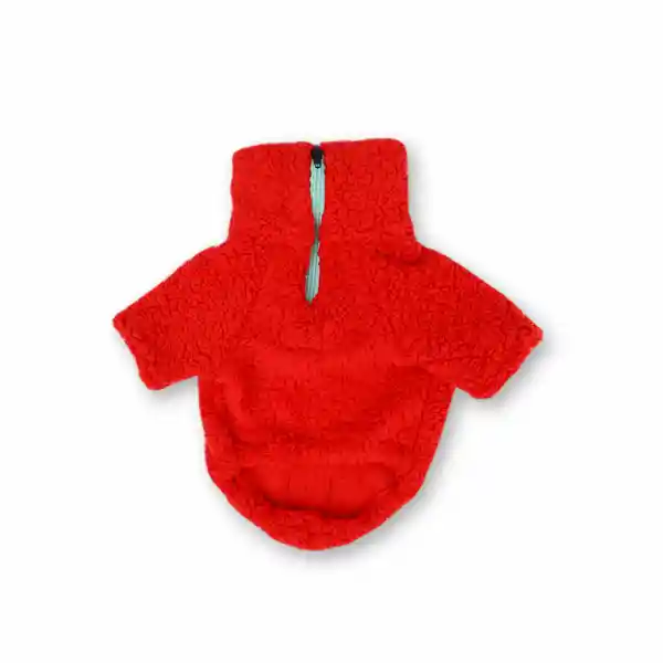 Saco S Cuello Alto Borrego Rojo