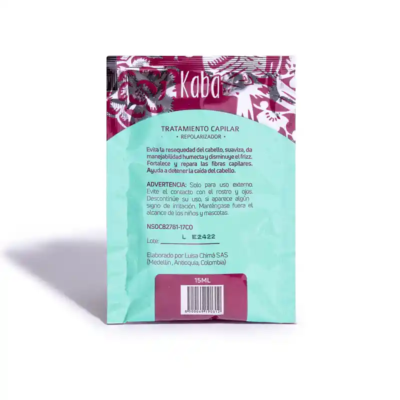 Kaba Sachet Tratamiento Capilar Repolarizador