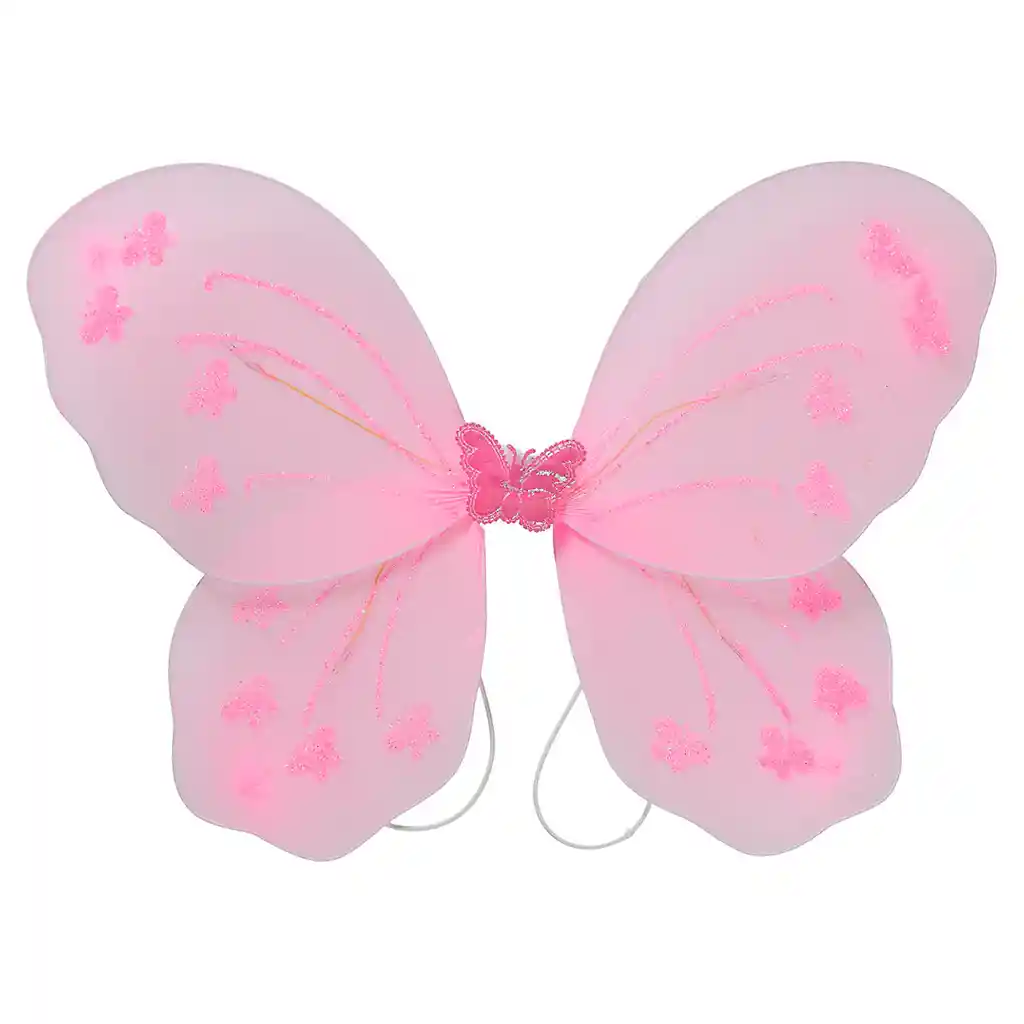 Disfraz Mariposa Alas + Tutú Falda Diadema Varita Niñas Halloween Rosa