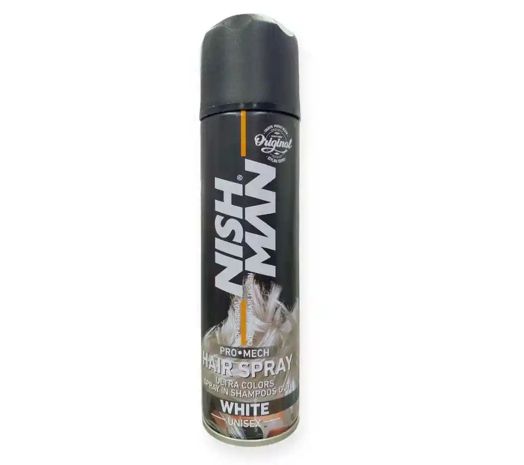 Laca Color Unisex Pro Mech Nish Man X 150ml - Blanca