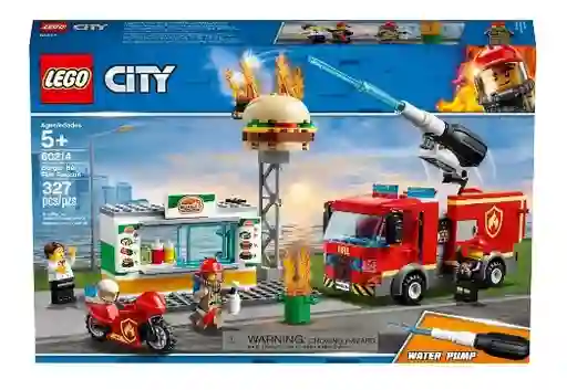 Lego City 60214 Rescate Bar De Hamburguesas