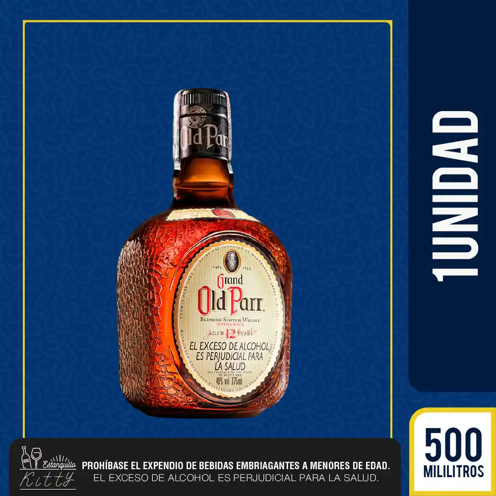 Whisky Old Parr 12 Años