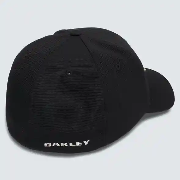 Gorra Oakley Negra Logo Plateado