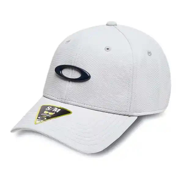 Gorra Oakley Blanca Logo Azul