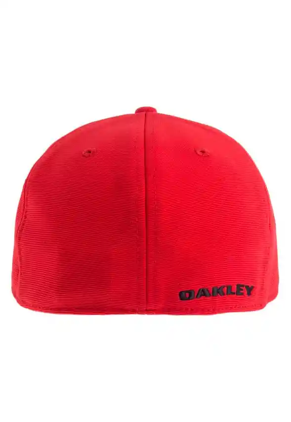 Gorra Oakley Roja Logo Negro