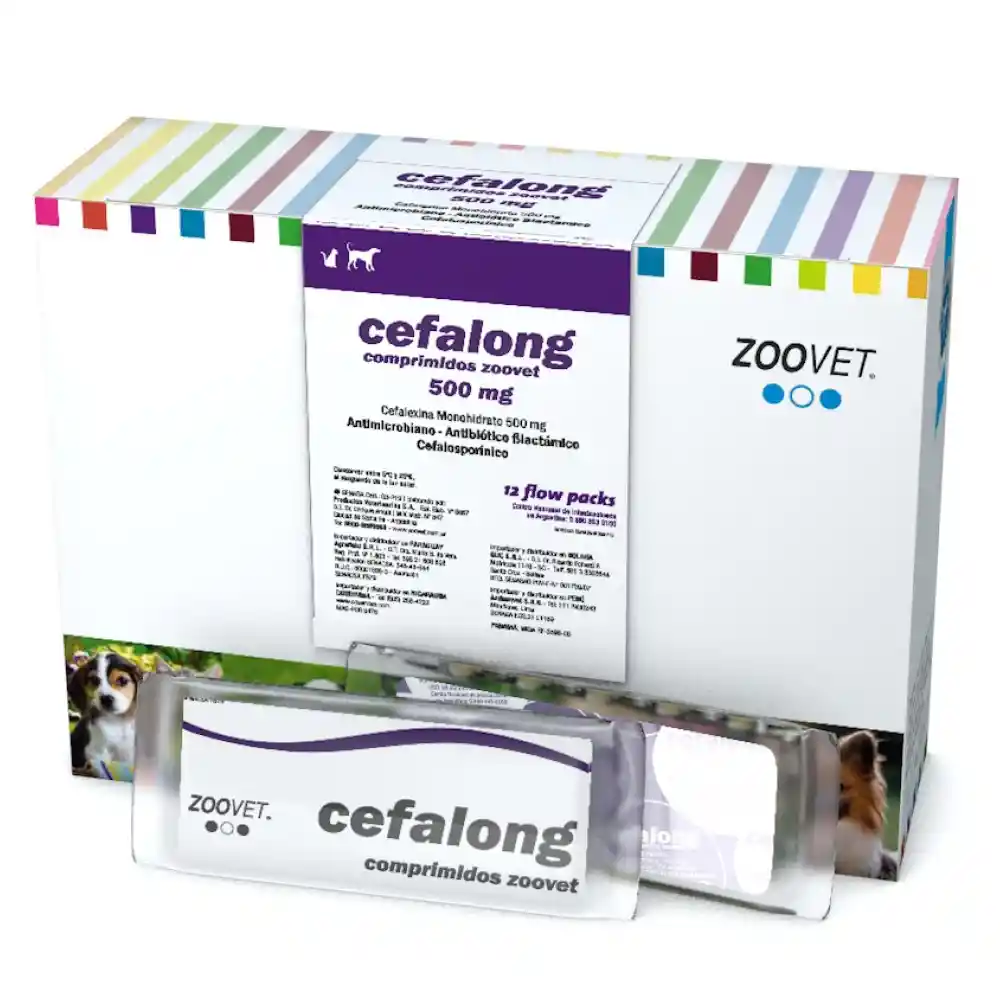 Antibiotico Cefalong 500 Mg Blister X 8 Tab