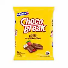 Choco Break Paquete 30 Unidades Surtido Frutal