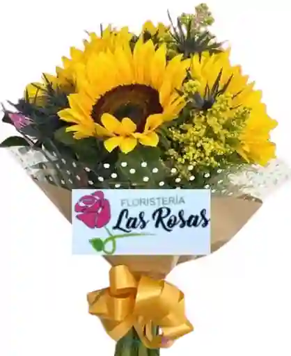 Bouqet Redondo De Girasol