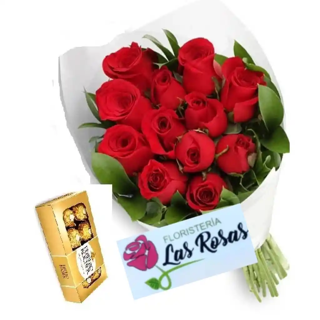 Mix De Rosas Y Chocolates