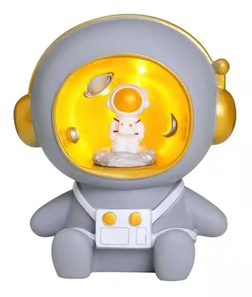 Estilo Moderno Luz De Noche Hucha Spaceman Craft Estatua