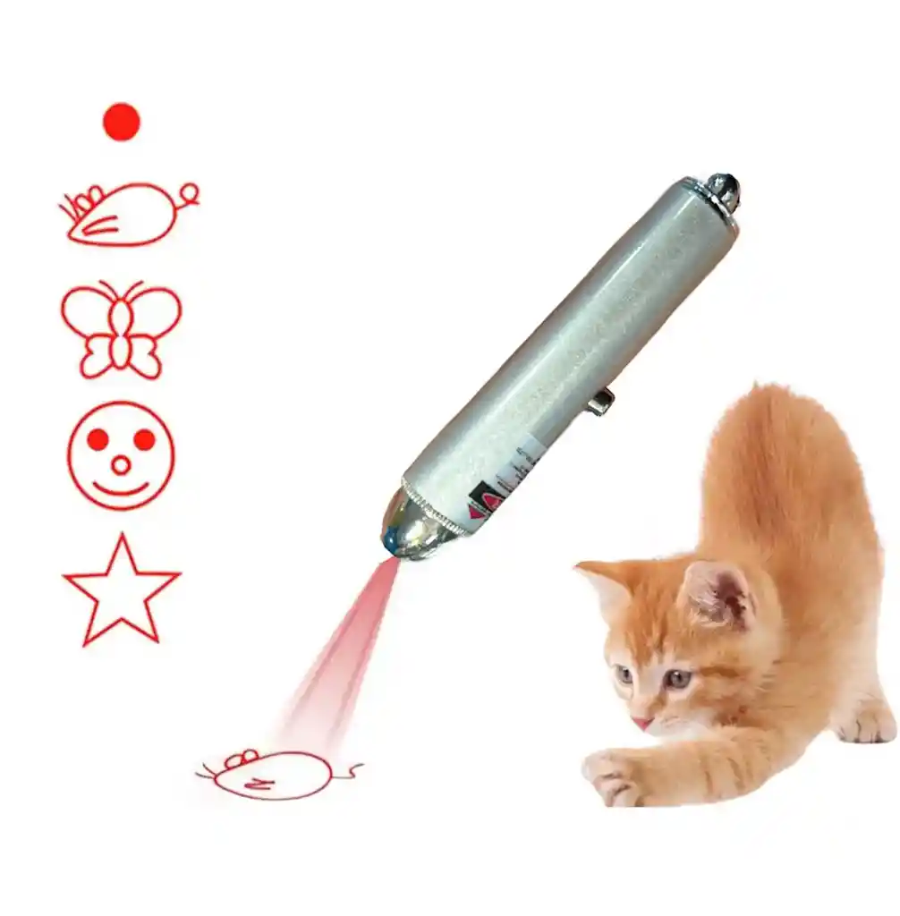 Laser Apuntador Juguete Para Gatos 4 Formas