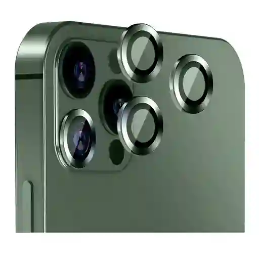 Protector Vidrio Aros Camara Iphone 15 Pro Max / 15 Pro Verde