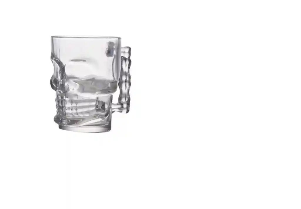 Vaso De Calavera Setx6 Unds En Vidrio De Lujo Para Whisky