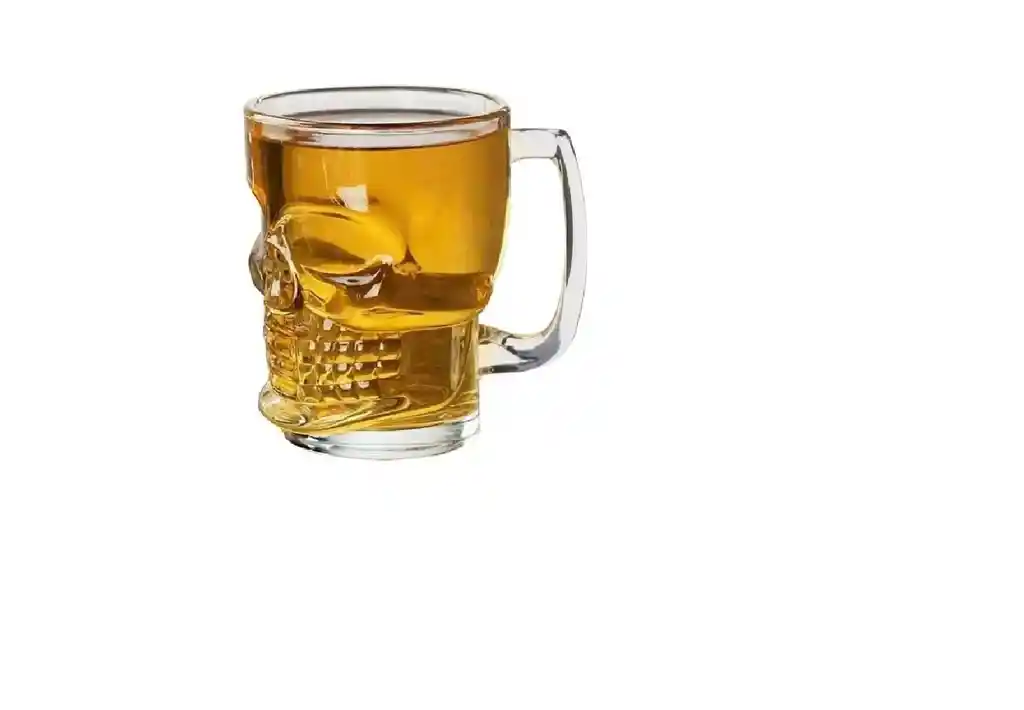 Vaso De Calavera Setx6 Unds En Vidrio De Lujo Para Whisky