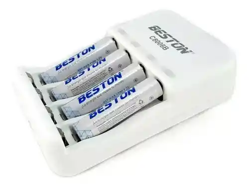 Pilas Recargable Aaa X4 1100mah Cargador Beston