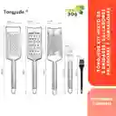 Tongjude Kit Mixto De 5 Unidades, Ralladores, Peladores Y Cortadores De Cocina