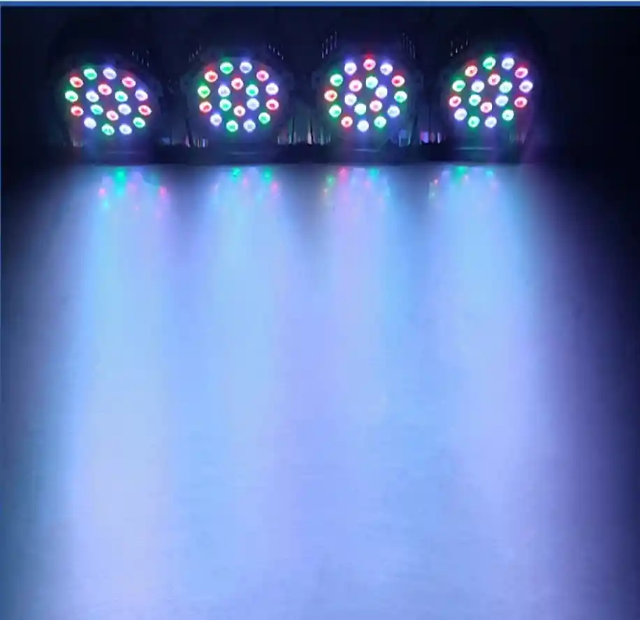 Luz De Escenario De 18 Led Rgb