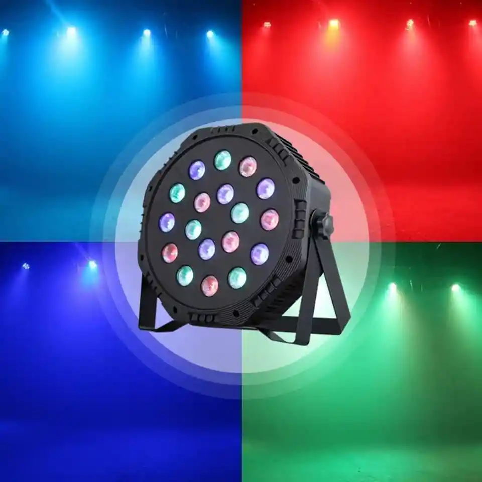 Luz De Escenario De 18 Led Rgb