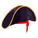 Sombrero Pirata Gorro Gamuza Disfraz Halloween