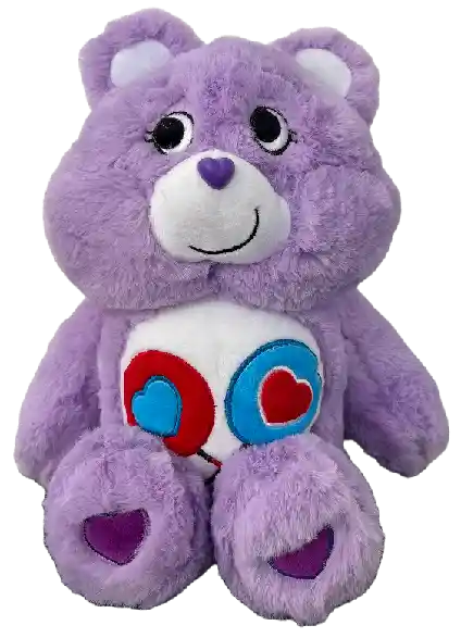 Peluche Oso Cariñoso Generosito Morado 40cm