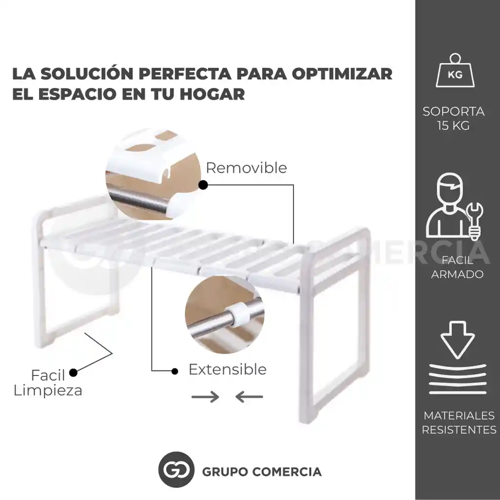 Organizador De Baño Cocina Platero Multifuncional