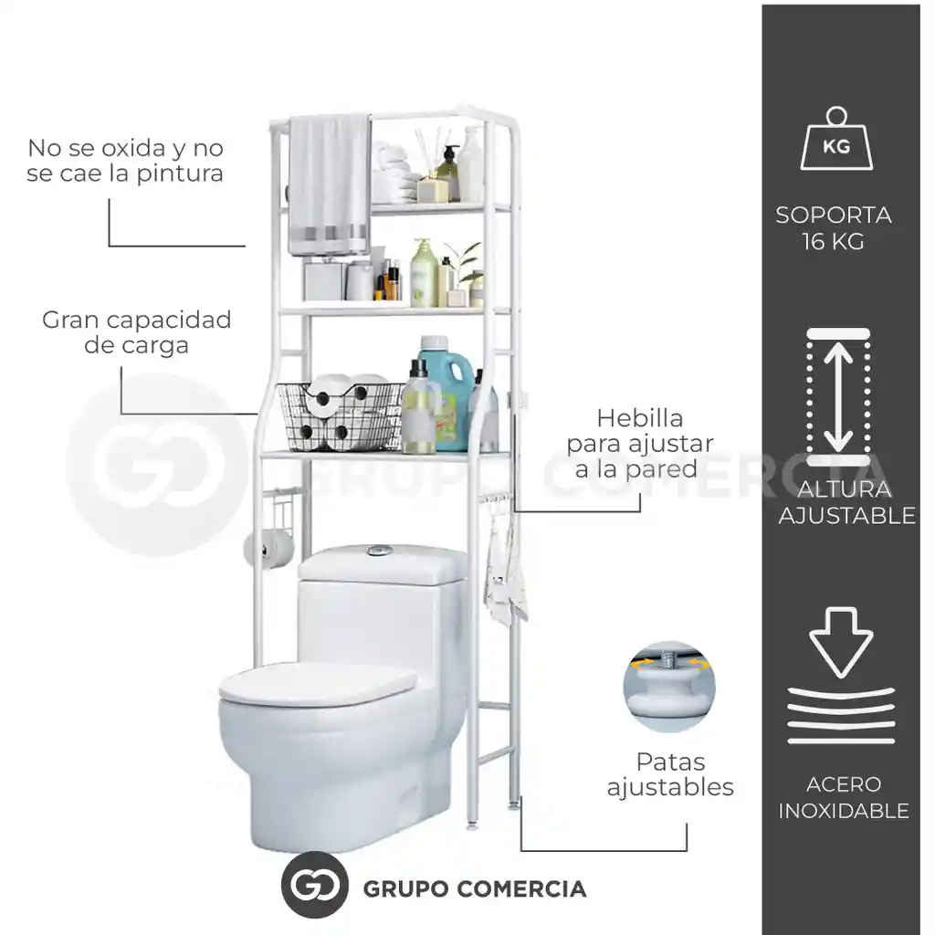 Organizador De Baño Cocina Platero Multifuncional