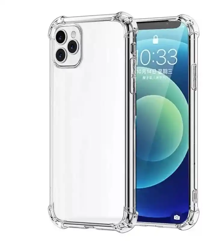 Estuche Para Iphone 13 Pro Space Transparente Antigolpe Rígido