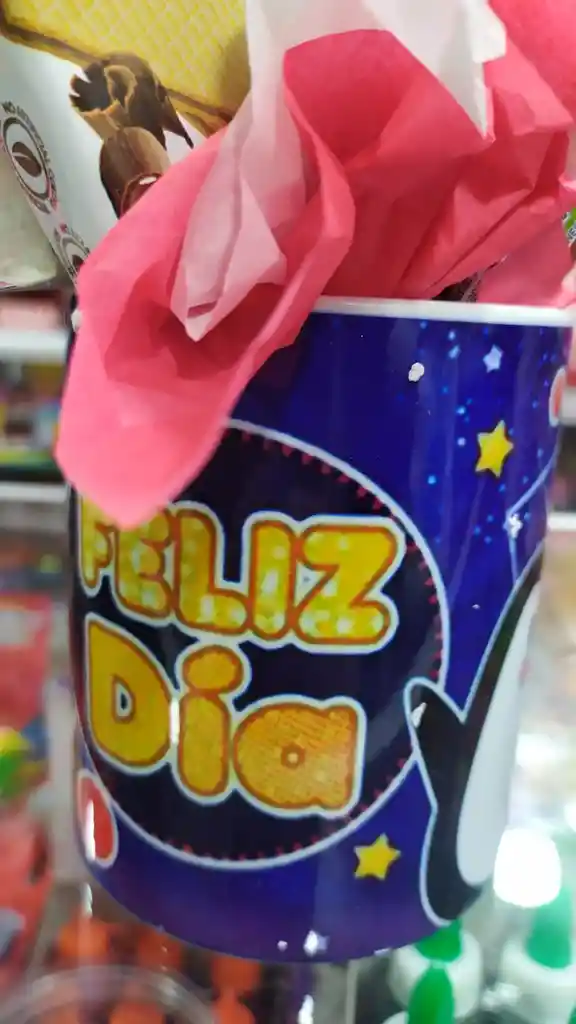 Detalle De Amor Y Amistad De Mug De Feliz Día Con Globo De Estrella