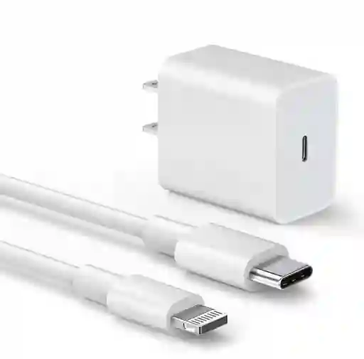 Cargador 20w Carga Rapida Apple+ Cable Para Iphone