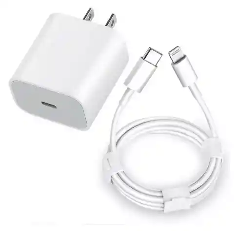 Cargador 20w Carga Rapida Apple+ Cable Para Iphone