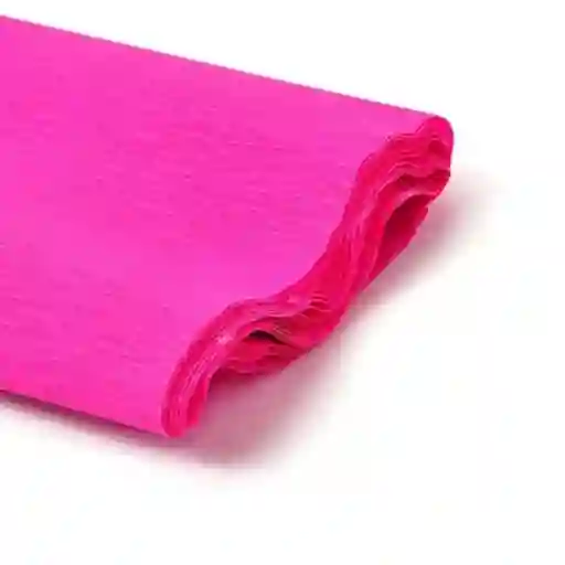 Papel Crepe Fucsia X Pliego