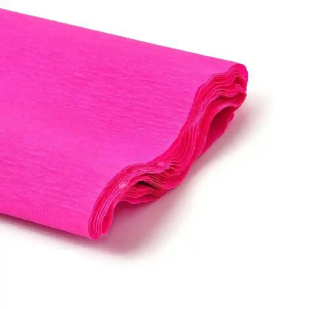 Papel Crepe Fucsia X Pliego