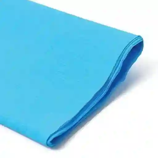 Papel Crepe Azul Claro X Pliego