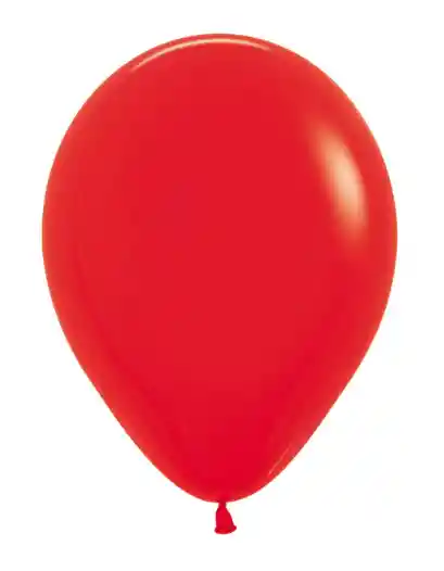 Globo Bombas R-5 Fashion Rojo X50 Un Sempertex