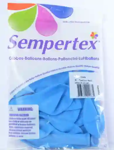 Globo Bombas R-5 Fashion Azul X50un Sempertex