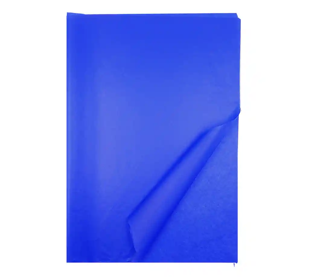 Papel Escolar Seda Azul Oscuro