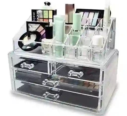 Organizador De Maquillaje Acrilico 4 Cajones