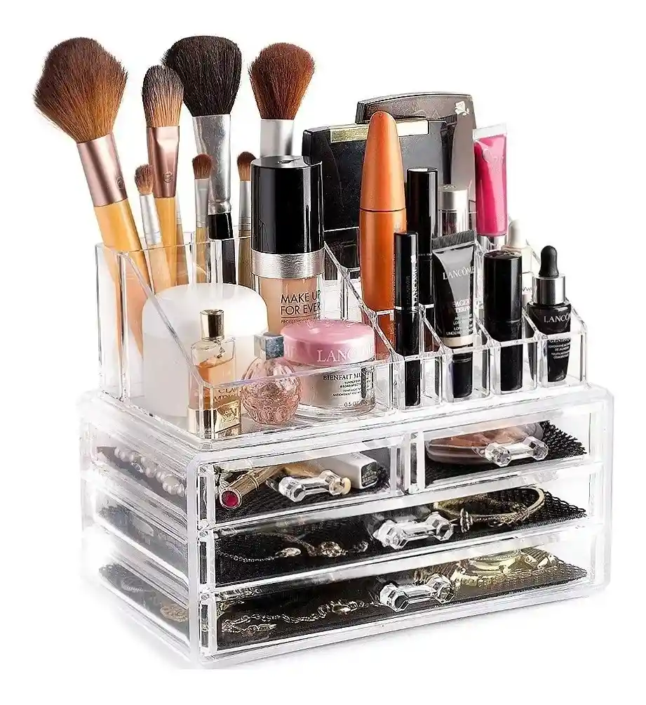 Organizador De Maquillaje Acrilico 4 Cajones