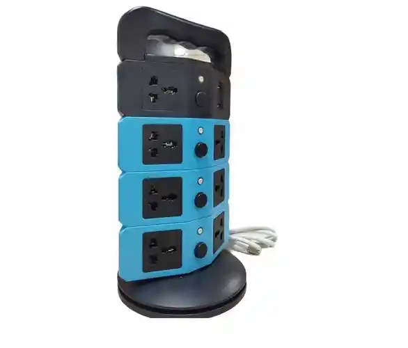 Torre Multitoma Corriente 4 Niveles Usb X 12 Tomas 2500w