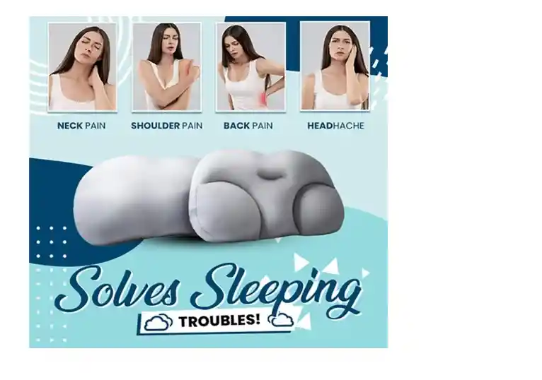 Almohada Ergonómica Relajante Para Cuello Tipo Nube