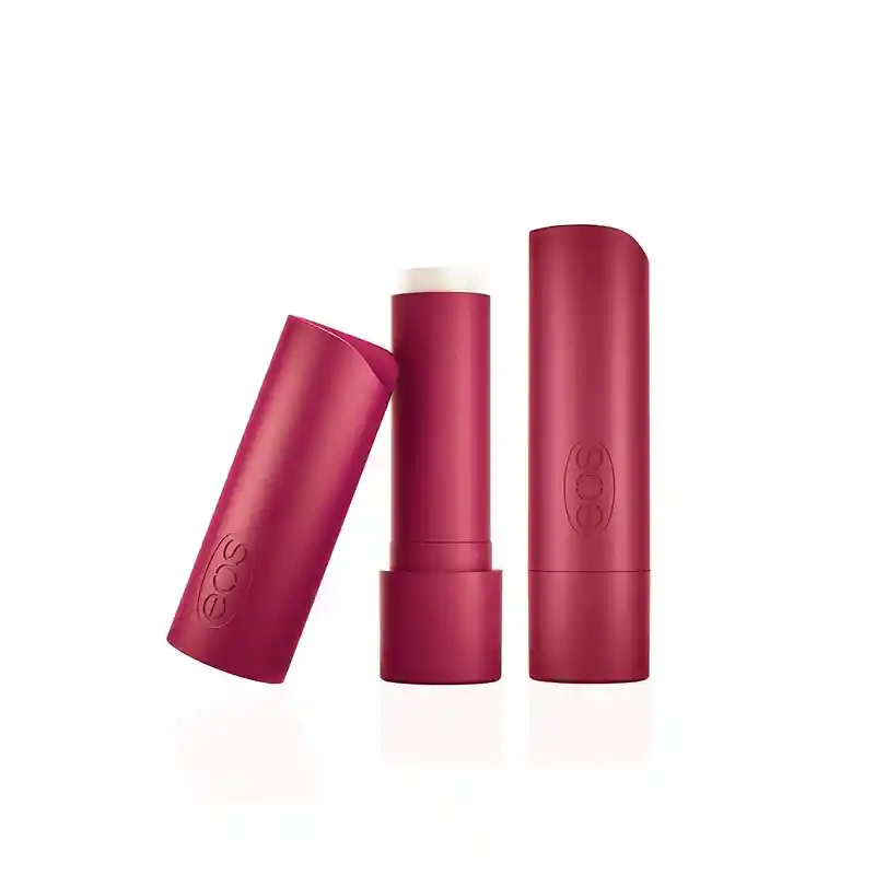 Eos Bálsamo Labial 100% Natural Y Orgánico De Pomegranate Raspberry Para Hidratar Los Labios Secos 0,14oz (4g)